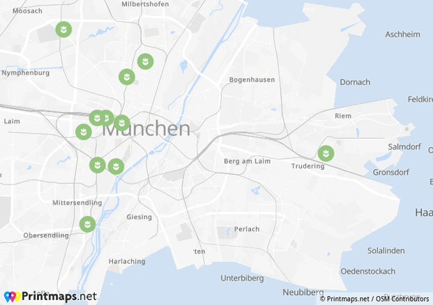 Imprimir mapa com diversas localizações