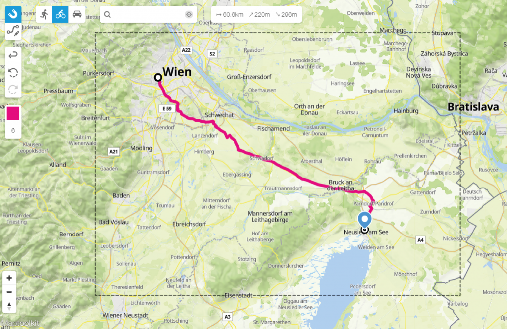 crear un mapa con rutas