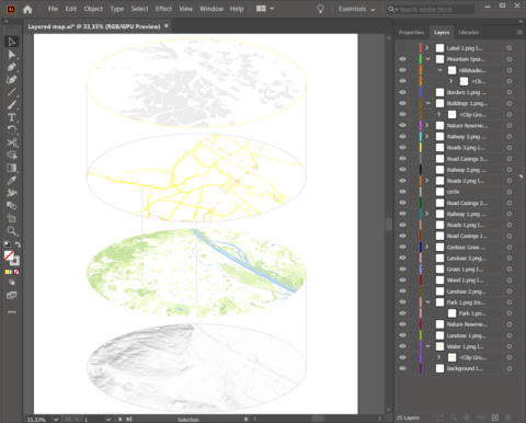 The Vector Map Maker for Graphic Designers and Illustrators