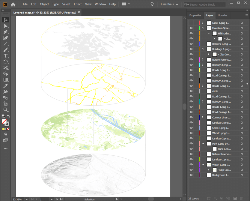 mappa stratificata